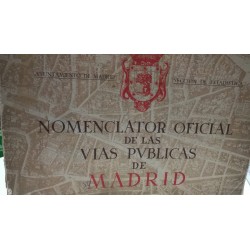 NOMENCLATOR OFICIAL DE LAS VÍAS PÚBLICAS DE MADRID