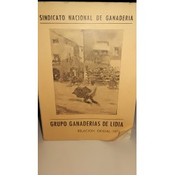GRUPO GANADERÍAS  DE LIDIA Relación Oficial 1971