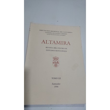 ALTAMIRA Revista del Centro de Estudios Montañeses Tomo LII