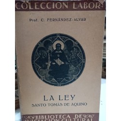 LA LEY SANTO TOMÁS DE AQUINO Colección LABOR Biblioteca de Iniciación Cultural