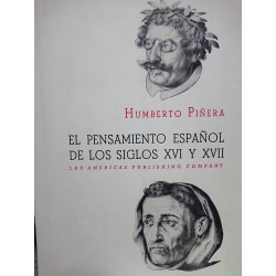 EL PENSAMIENTO ESPAÑOL DE LOS SIGLOS XVI y XVII. Las Américas Publishing Company