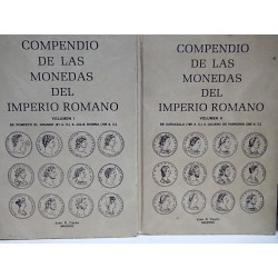 COMPENDIO DE LAS MONEDAS DEL IMPERIO ROMANO 2 Tomos