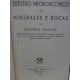 ESTUDIO MICROSCÓPICO DE MINERALES Y ROCAS
