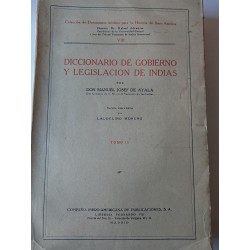 DICCIONARIO DE GOBIERNO DE INDIAS TOMO II