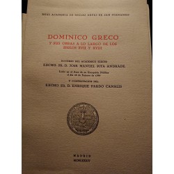 DOMINICO GRECO Y SUS OBRAS A LO LARGO DE LOS SIGLOS XVII y XVIII