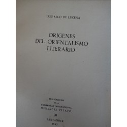 ORÍGENES DE ORIENTALISMO LITERARIO