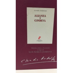 ALIANZA Y CONDENA Edición Crítica Facsimilar de Luis García Jambrina