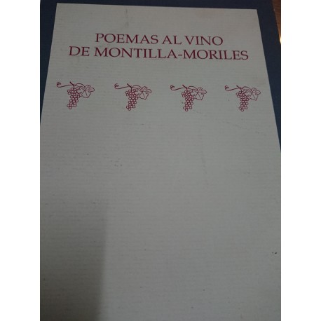 POEMAS AL VINO DE MONTILLA MORILES