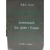 ALMANAQUE SOL, LUNA  Y TIERRA 1908