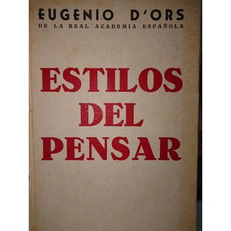 ESTILOS DE PENSAR