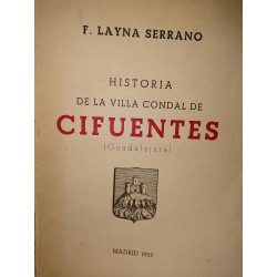 HISTORIA DE LA VILLA CONDAL DE CIFUENTES Guadalajara