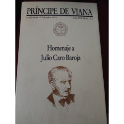 HOMENAJE A JULIO CARO BAROJA Revista Príncipe de Viana