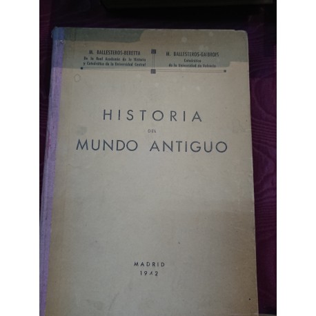 HISTORIA DEL MUNDO ANTIGUO