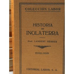 HISTORIA DE INGLATERRA  Colección LABOR Biblioteca de Iniciación Cultural