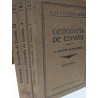 GEOGRAFÍA DE ESPAÑA 3 Tomos Colección LABOR Biblioteca de Iniciación Cultural