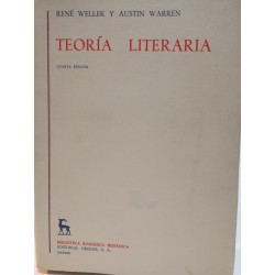 TEORÍA LITERARIA. Biblioteca Románica Hispánica GREDOS Dirigida por Dámaso Alonso