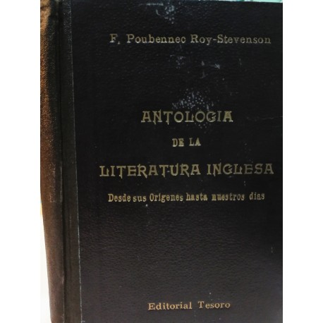 ANTOLOGÍA DE LA LITERATURA INGLESA Desde sus orígenes a nuestros días