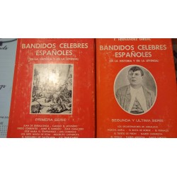 BANDIDOS CÉLEBRES ESPAÑOLES En la Historia y en la Leyenda 2 Tomos