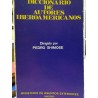 DICCIONARIO DE AUTORES HISPANOAMERICANOS
