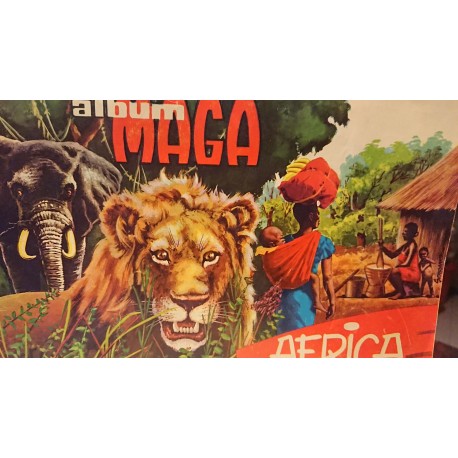 ALBÚM de CROMOS MAGA África y sus Habitantes