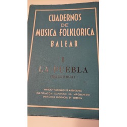 CUADERNOS DE MÚSICA FOLKLÓRICA BALEAR I La Puebla Mallorca
