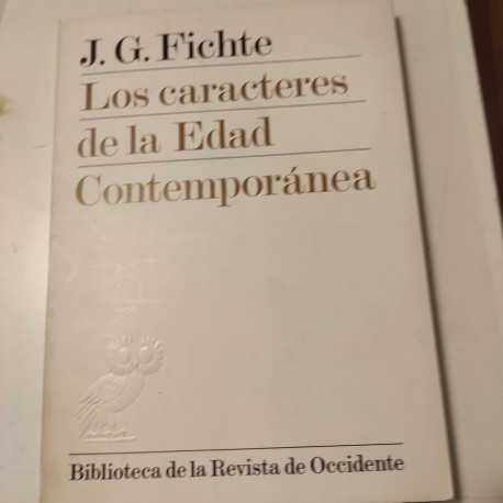 LOS CARACTERES DE LA EDAD CONTEMPORANEA