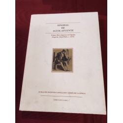 SINODAL  DE AGUILAFUENTE Primer Libro impreso en España