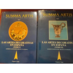 SUMMA ARTIS XLV Las artes Decorativas en España 2 Tomos