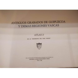ANTIGUOS GRABADOS DE GUIPUZCOA Y DEMAS REGIONES VASCAS Atlas 2º de la Geografía Gral. del País Vasco