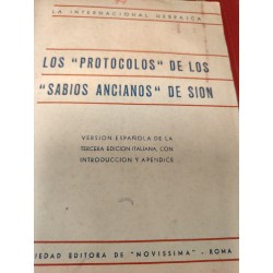 LOS PROTOCOLOS DE LOS SABIOS ANCIANOS DE SION
