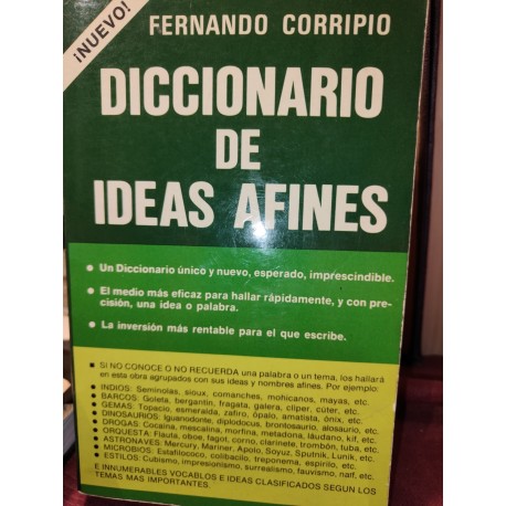 DICCIONARIO DE IDEAS AFINES