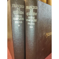 OBRAS COMPLETAS Obras en Prosa 2 Tomos