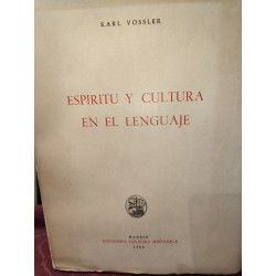 ESPÍRITU Y CULTURA EN EL LENGUAJE