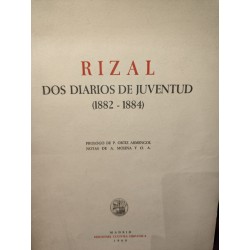 RIZAL DOS DIARIOS DE JUVENTUD ( 1882-1884)