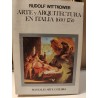 ARTE Y ARQUITECTURA EN ITALIA 1600/1750