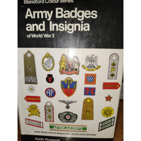 ARMY BADGES AND INSIGNIA OF WORLD WAR 2