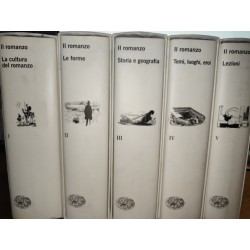 IL ROMANZO LA CULTURA DEL  ROMANZO/ LE FORME/STORIA E GEOGRAFIA/TEMI LUOGHI EROI/LEZIONI 5 Tomos