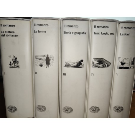 IL ROMANZO LA CULTURA DEL  ROMANZO/ LE FORME/STORIA E GEOGRAFIA/TEMI LUOGHI EROI/LEZIONI 5 Tomos