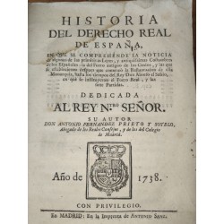 HISTORIA DEL DERECHO REAL DE ESPAÑA