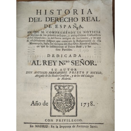 HISTORIA DEL DERECHO REAL DE ESPAÑA